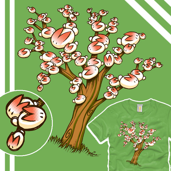 cute anime rabbit. this cute rabbit family